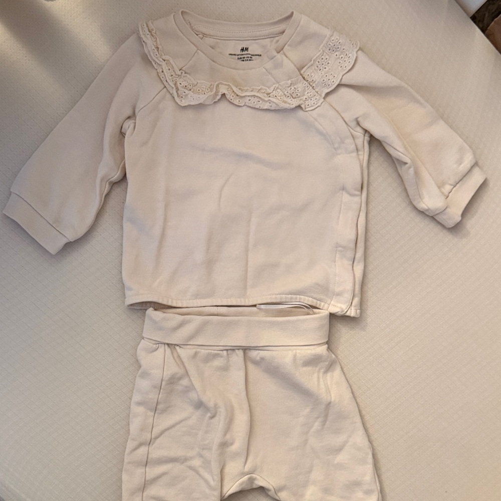 H&M Cream Kids Cozy Set